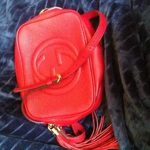 Red Soho disco Gucci handbag